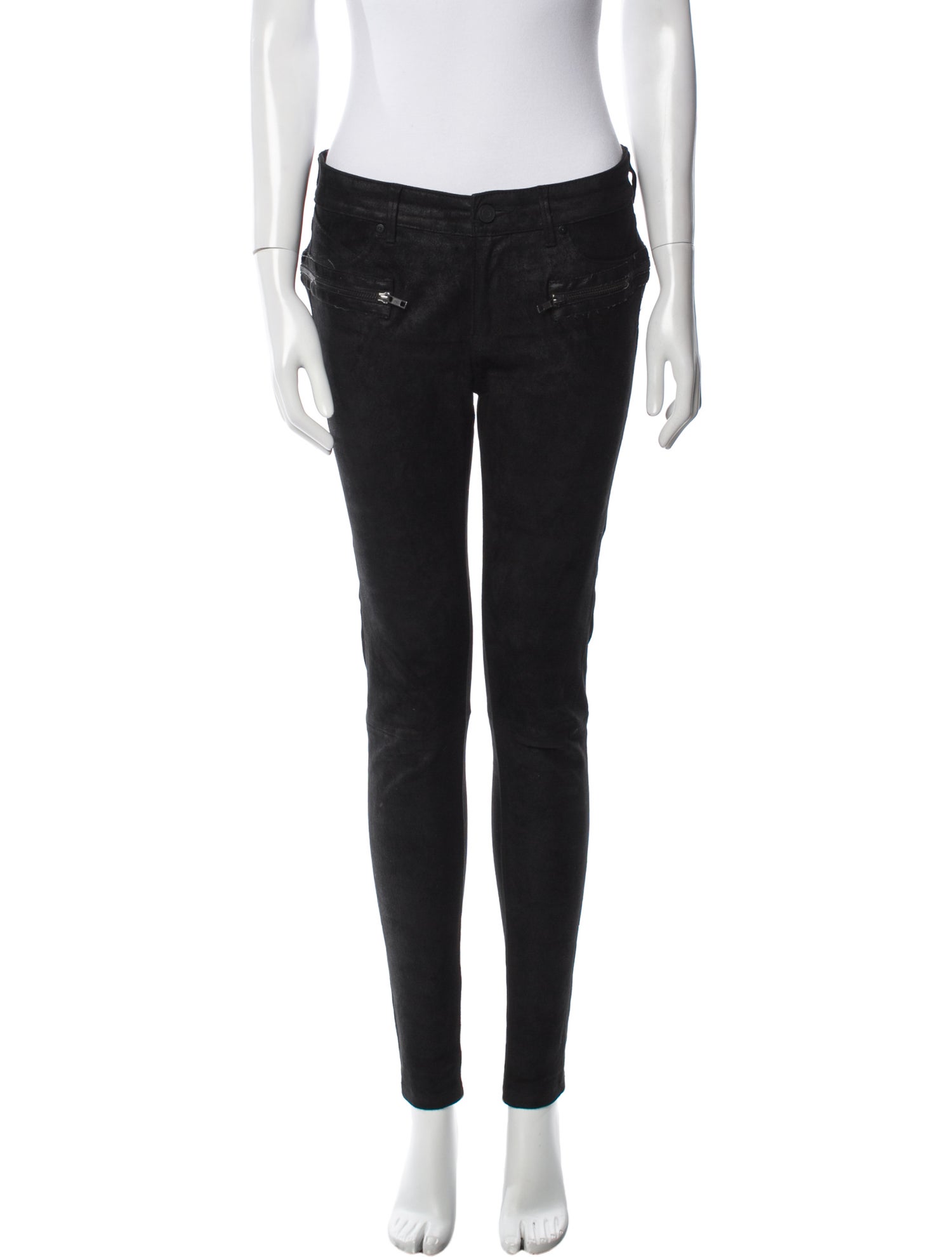 RtA Suede Skinny Leg Pants