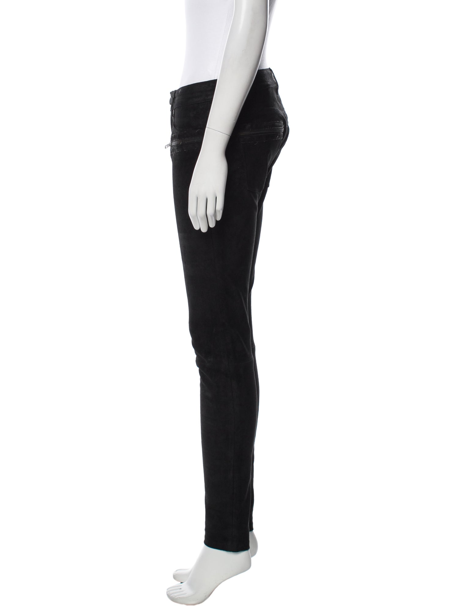 RtA Suede Skinny Leg Pants