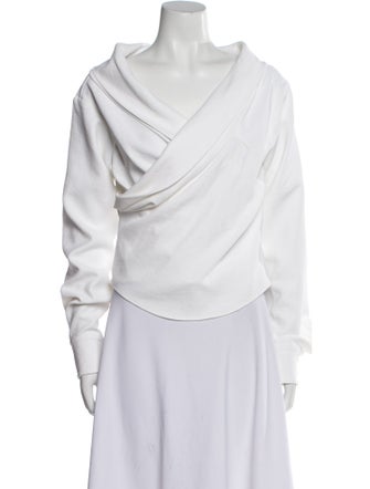 RtA Cowl Neck Long Sleeve Top