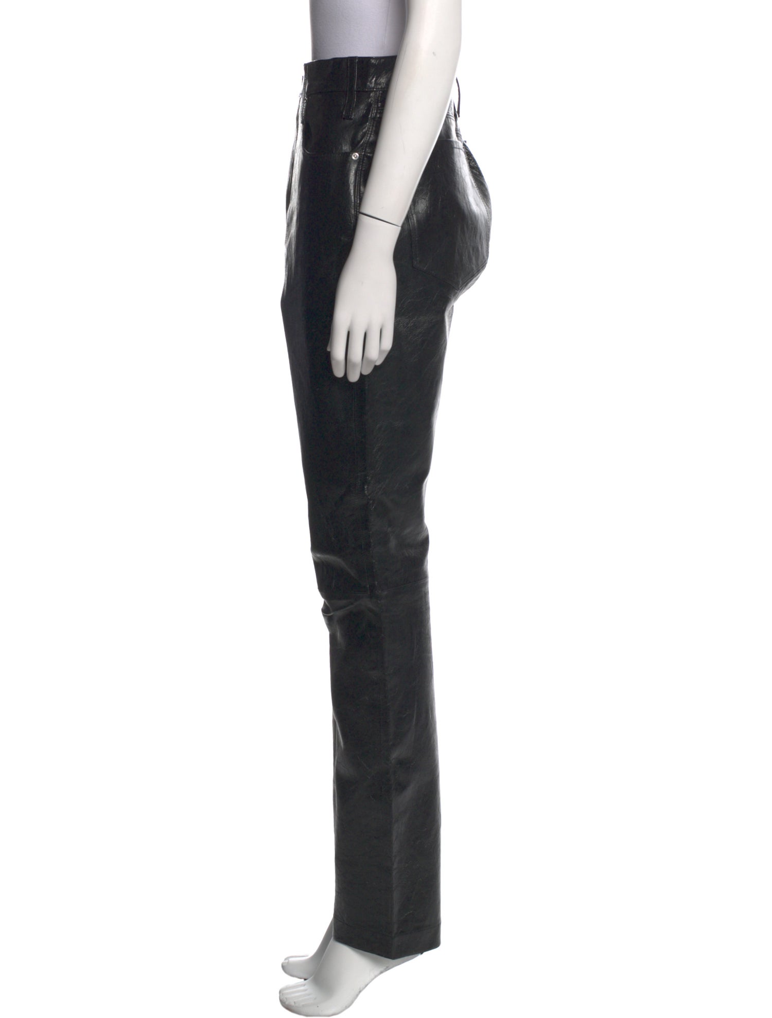 RtA Leather Straight Leg Pants