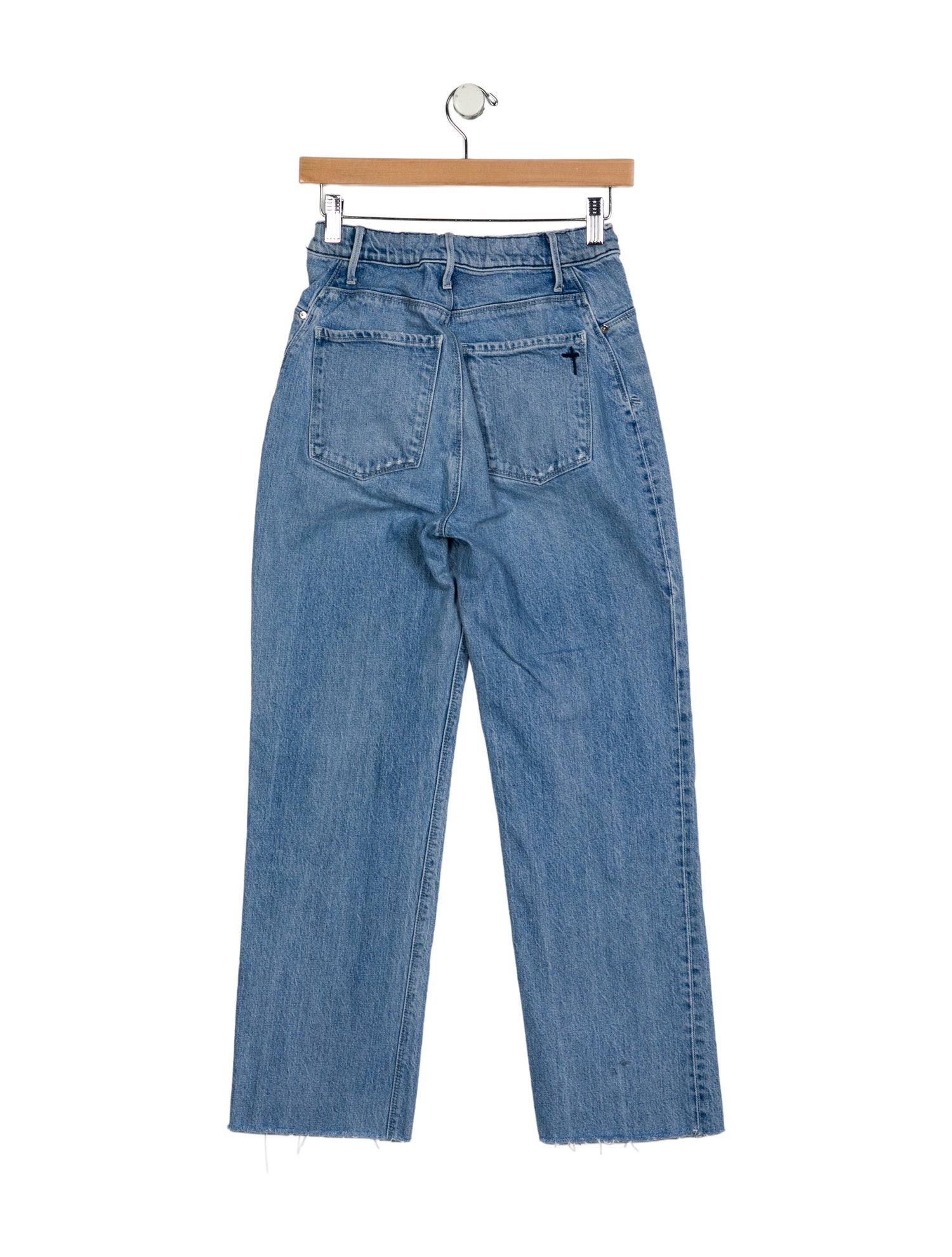 RtA Mid-Rise Straight Leg Jeans