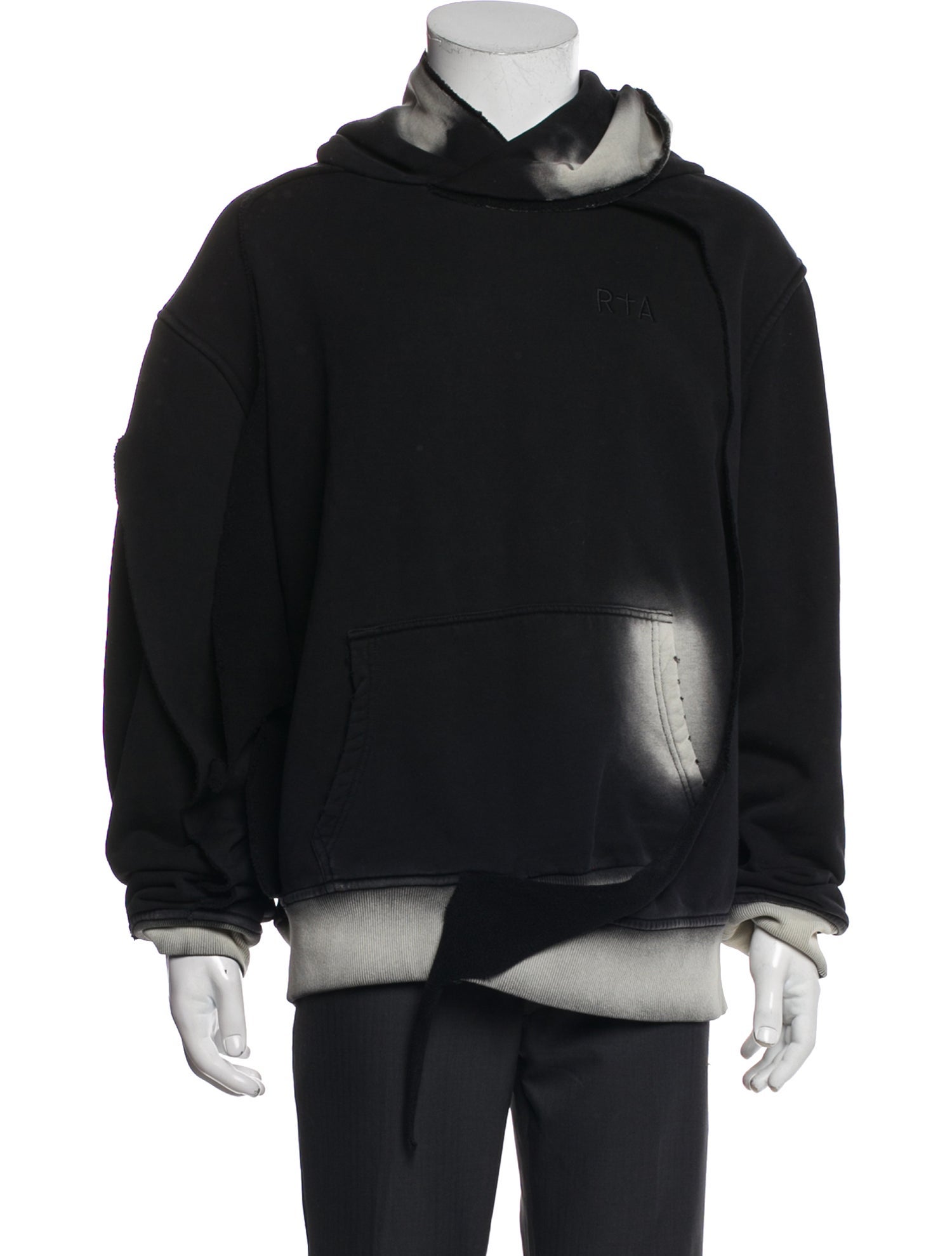 RtA Graphic Print Crew Neck Hoodie