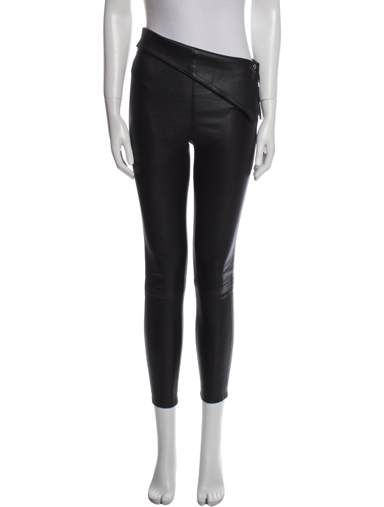 RtA Lambskin Skinny Leg Pants