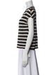 RtA Striped Scoop Neck T-Shirt
