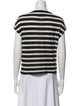 RtA Striped Scoop Neck T-Shirt
