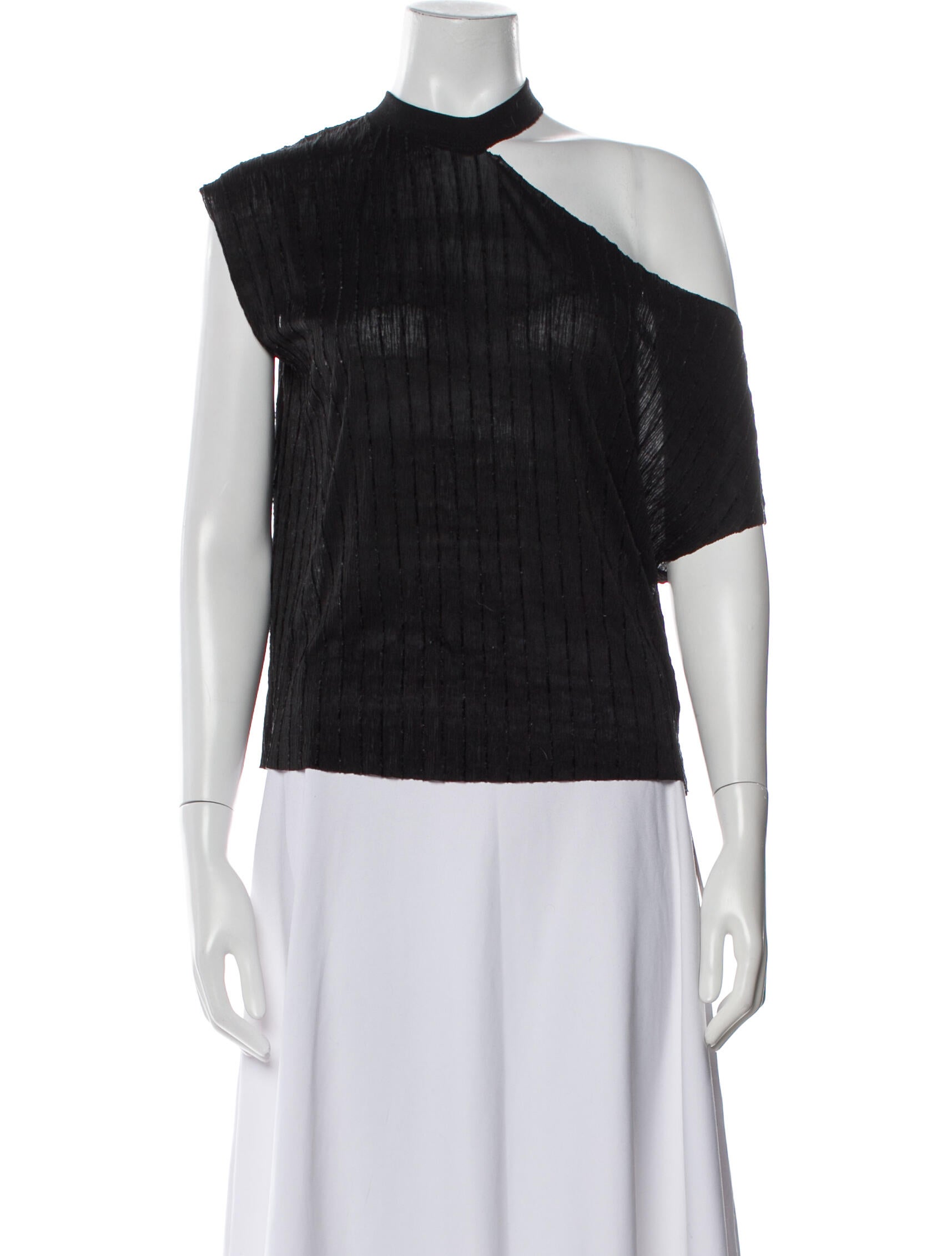 RtA Asymmetrical Short Sleeve Top