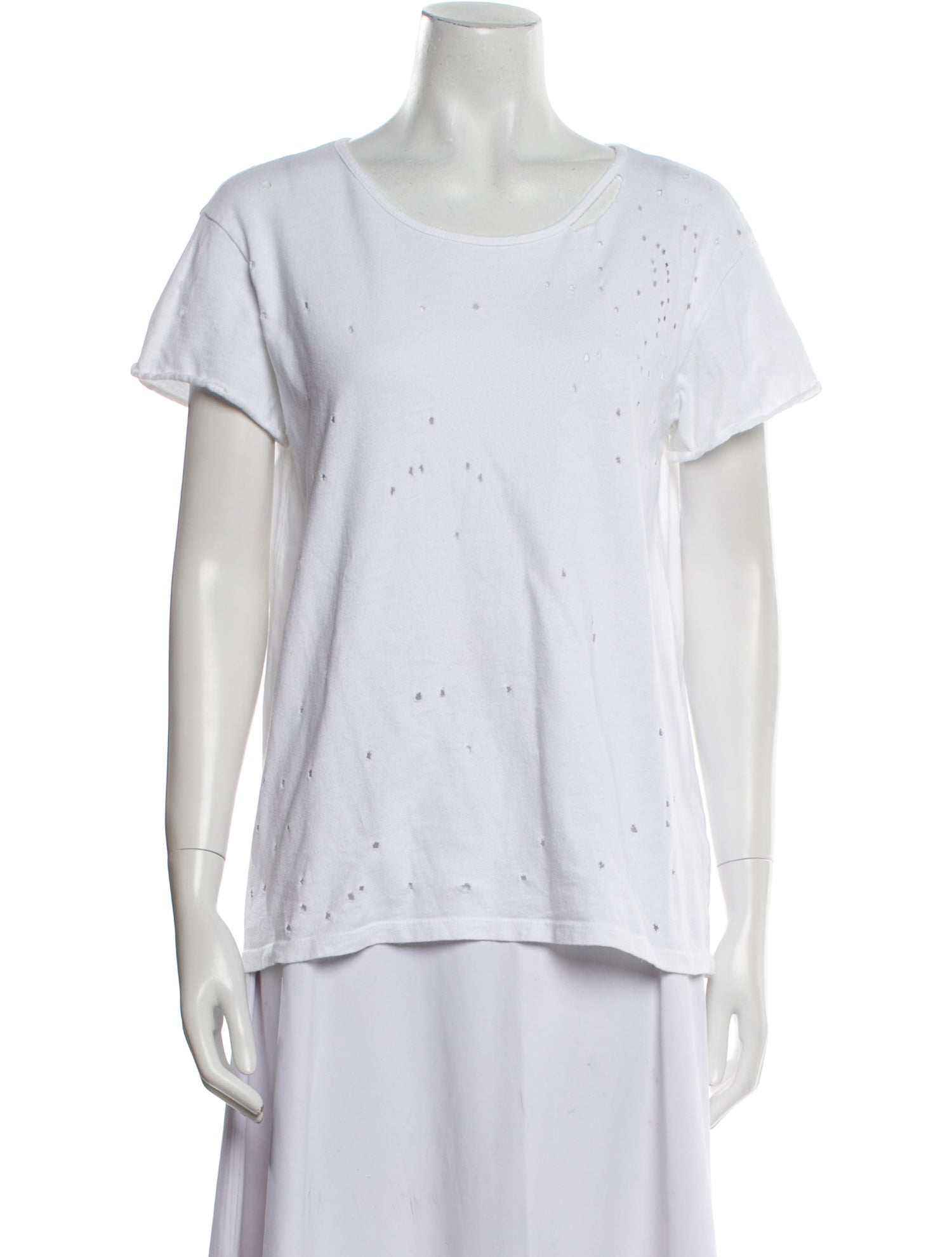 RtA Scoop Neck Short Sleeve T-Shirt