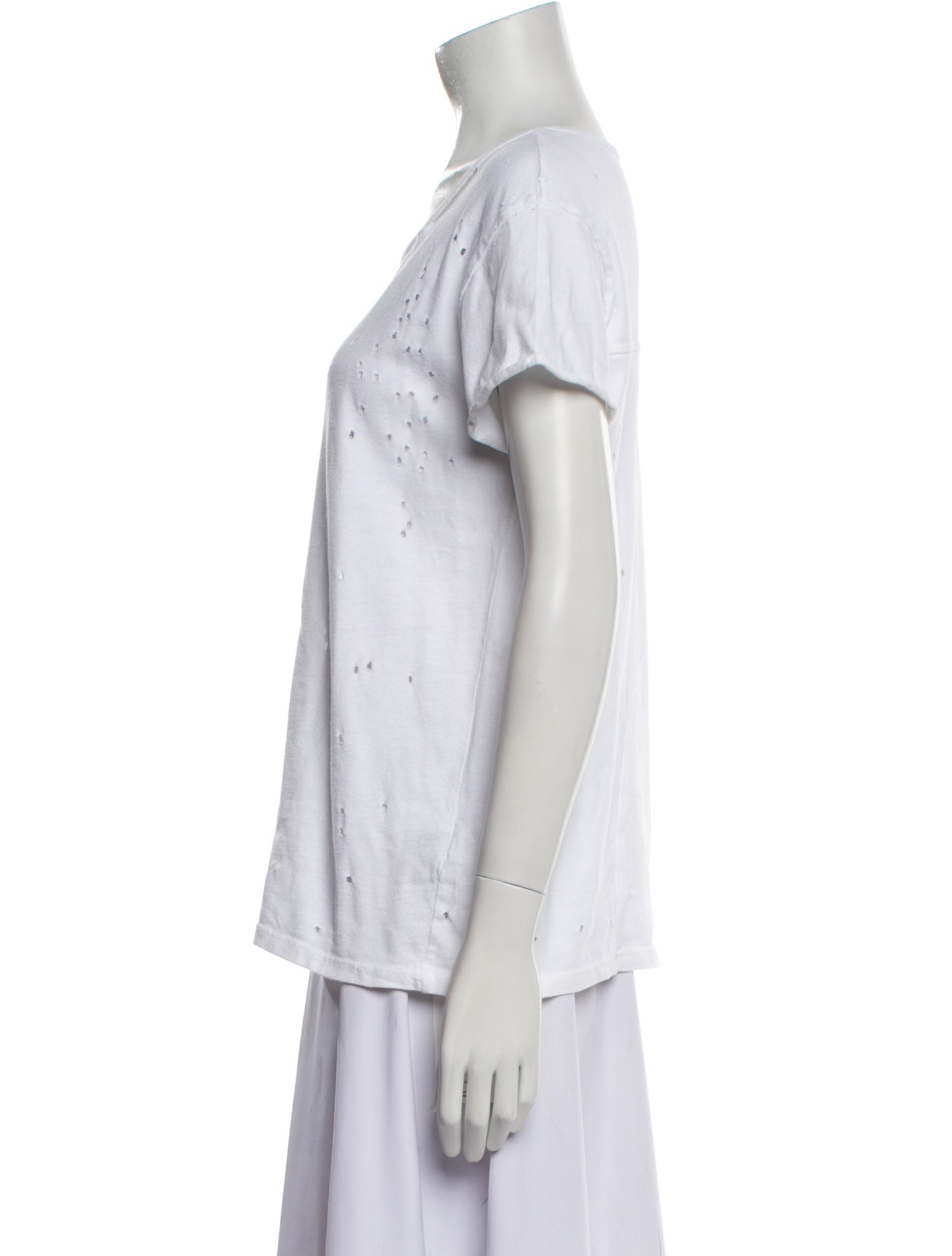 RtA Scoop Neck Short Sleeve T-Shirt