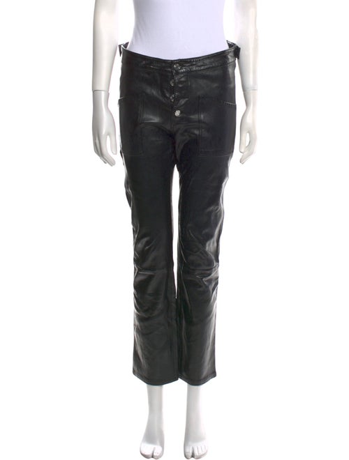RtA Leather Straight Leg Pants