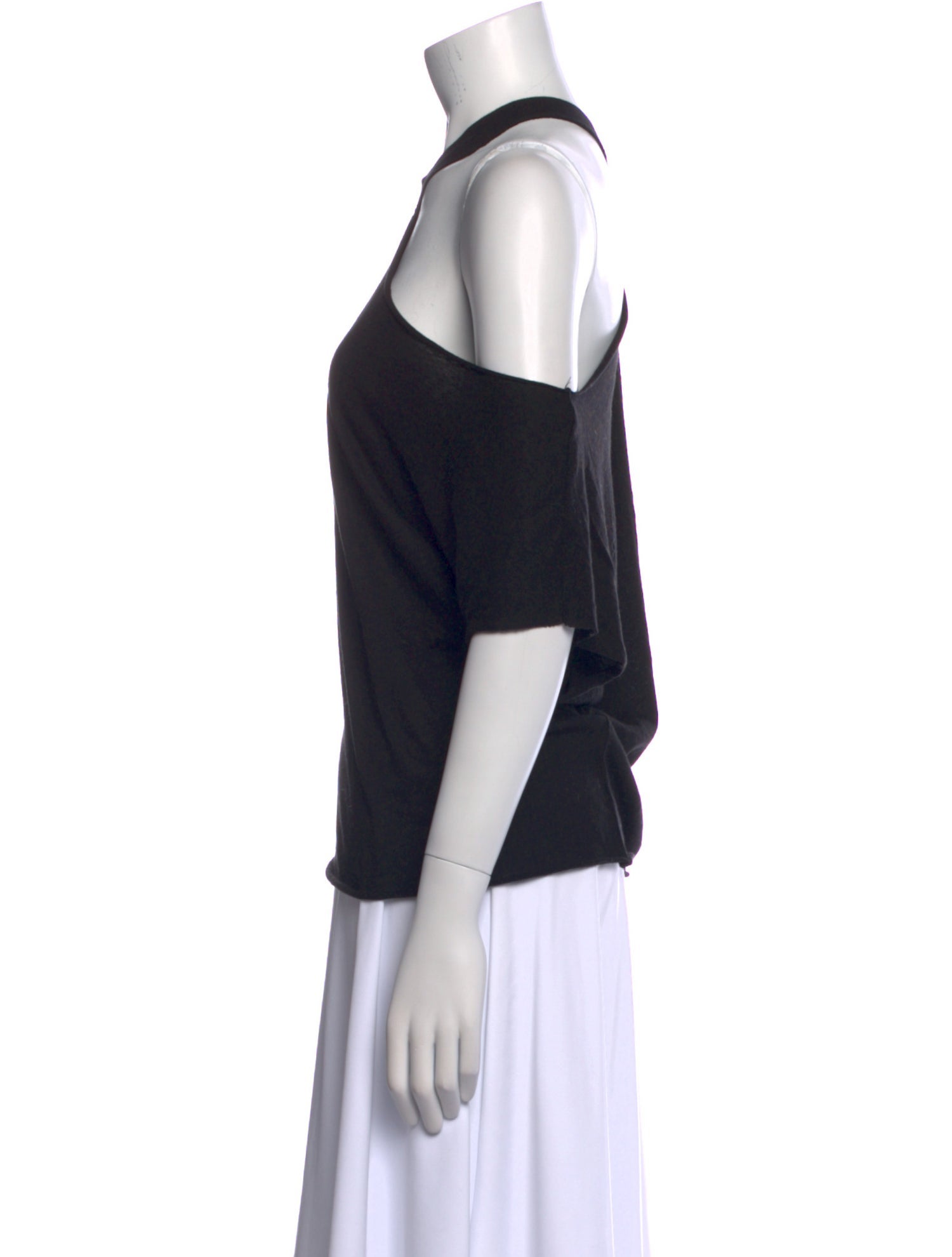 RtA Asymmetrical Short Sleeve Top