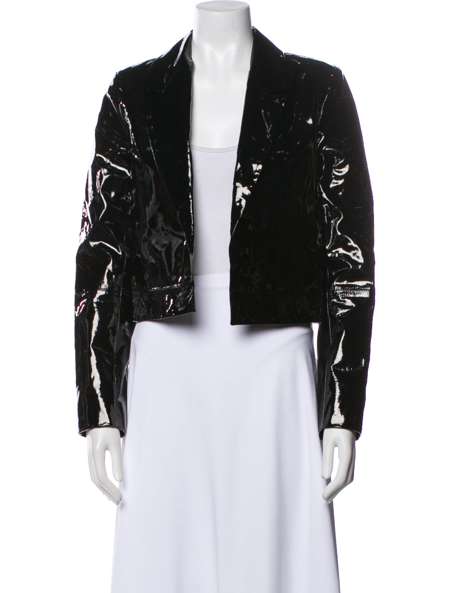 RtA Leather Floral Print Evening Jacket w/ Tags