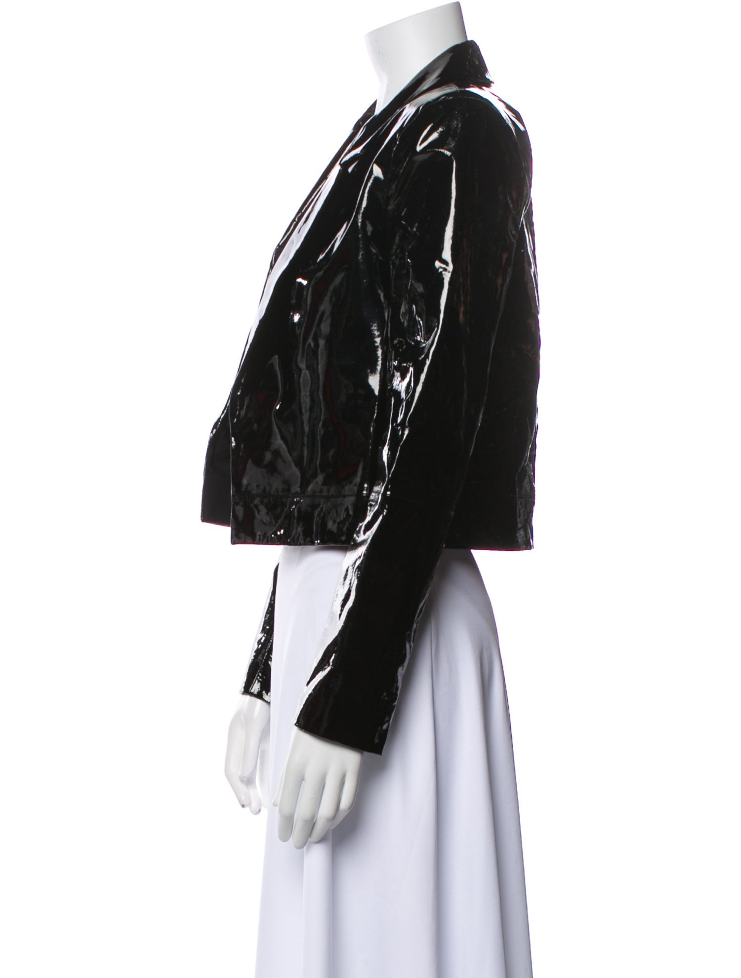 RtA Leather Floral Print Evening Jacket w/ Tags