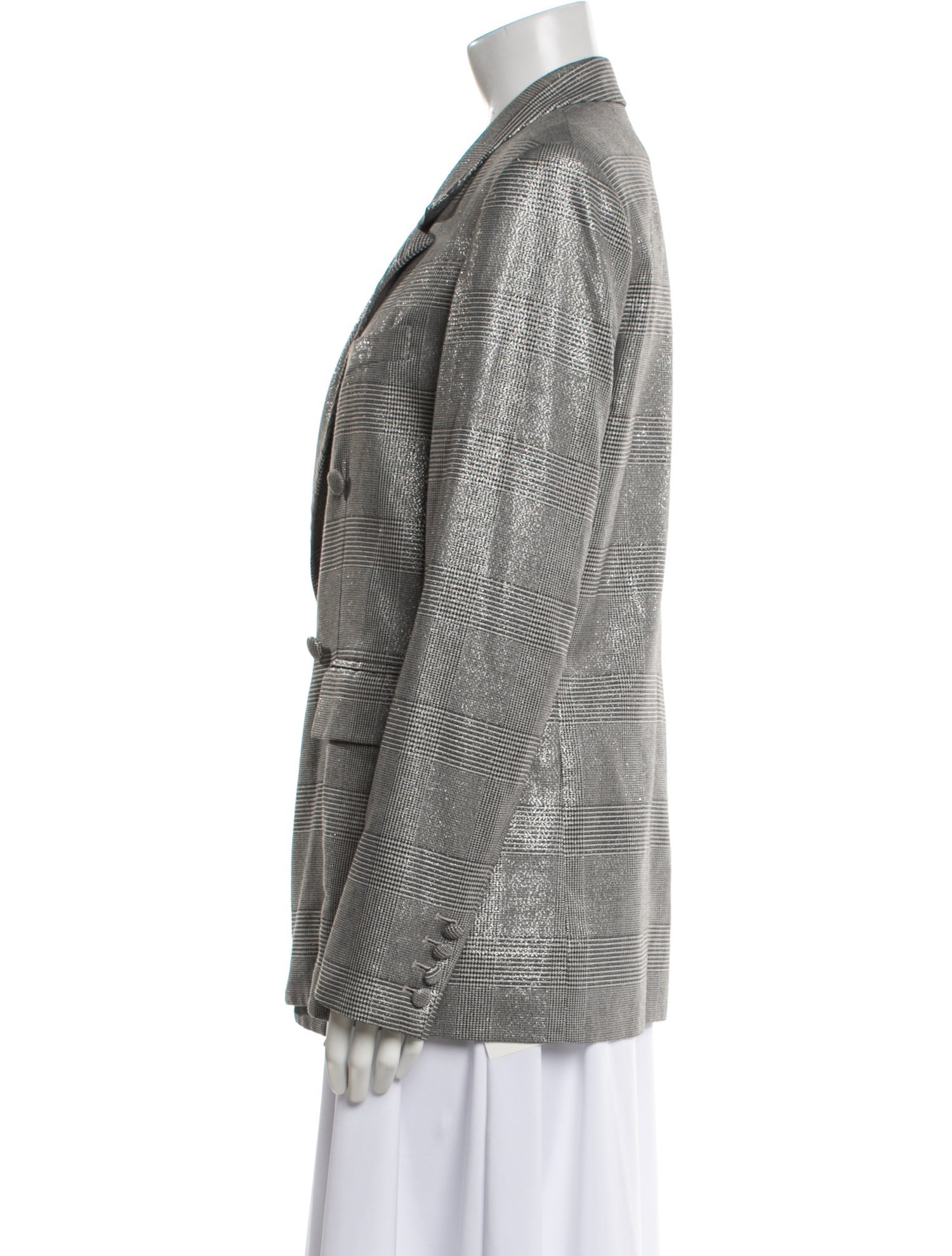 RtA Plaid Print Blazer