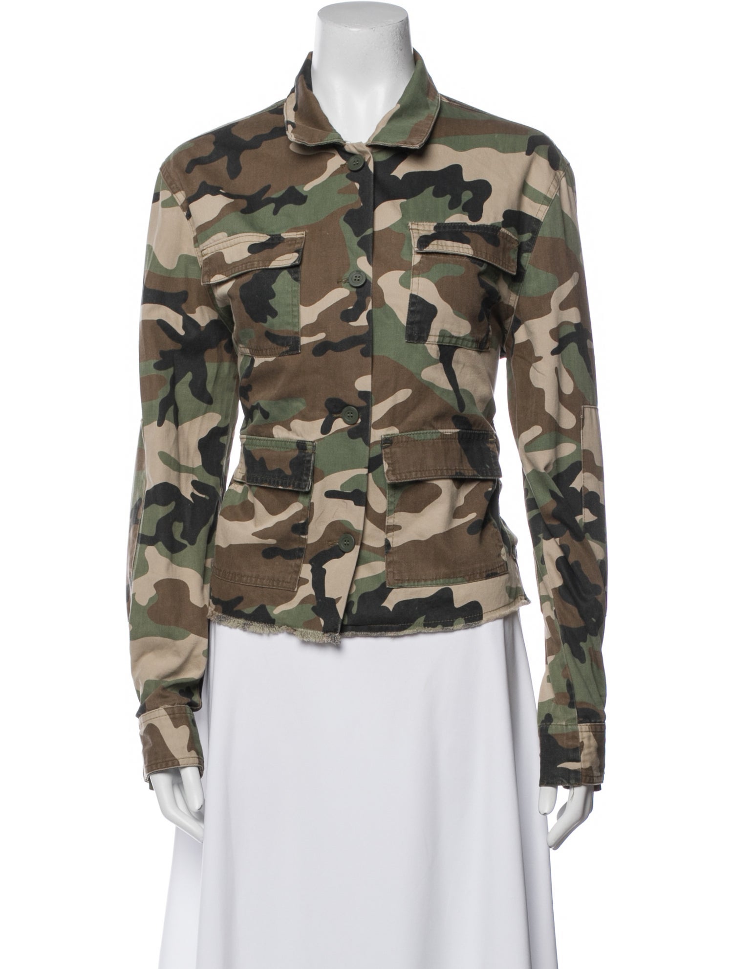 RtA Floral Print Utility Jacket