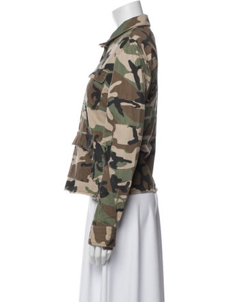 RtA Floral Print Utility Jacket