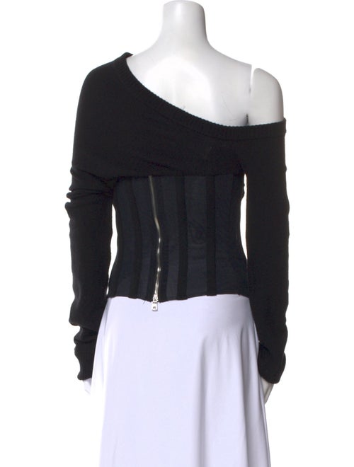 RtA One-Shoulder Long Sleeve Top