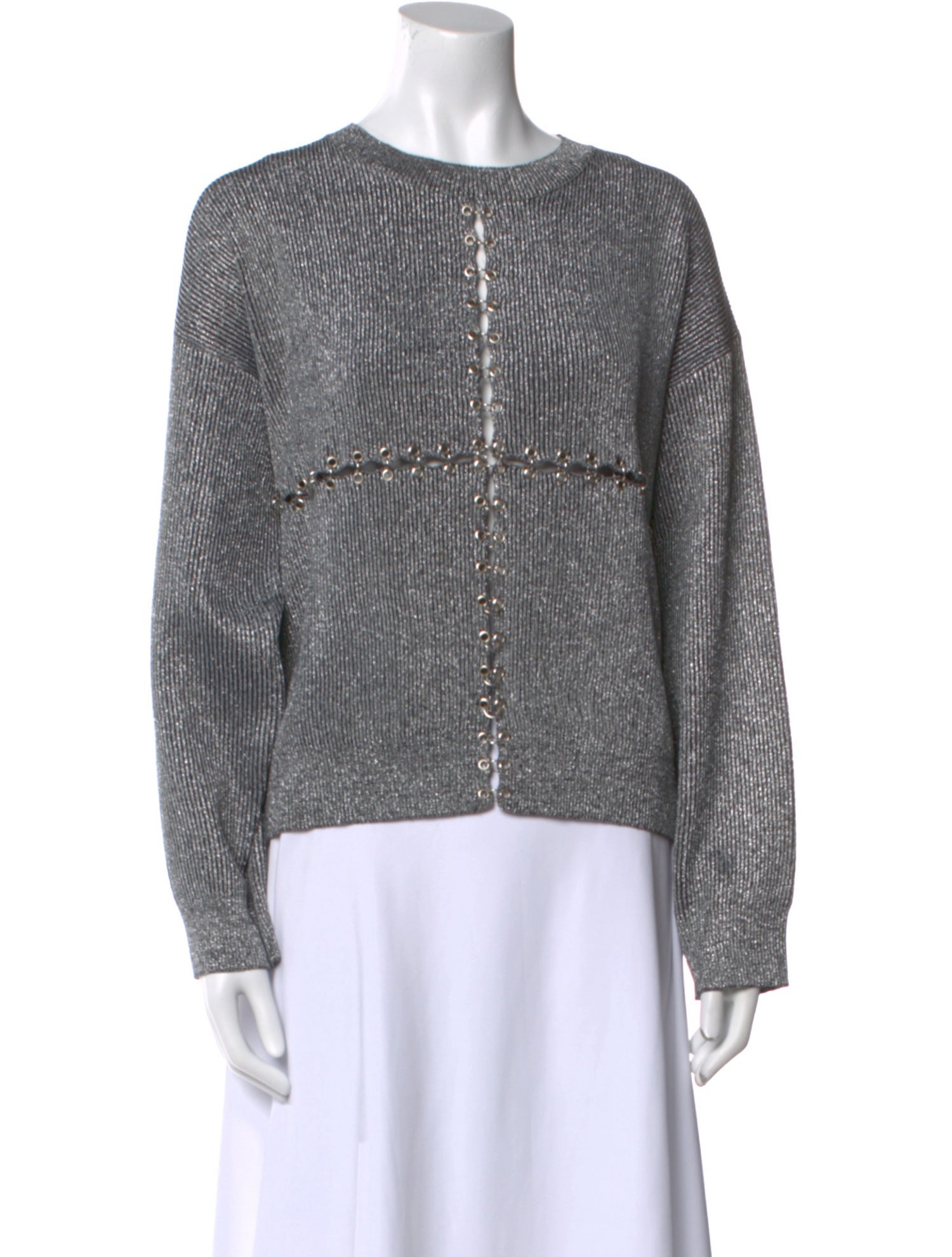 RtA Crew Neck Long Sleeve Sweatshirt