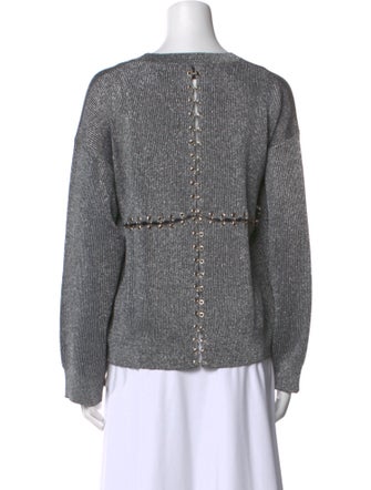 RtA Crew Neck Long Sleeve Sweatshirt