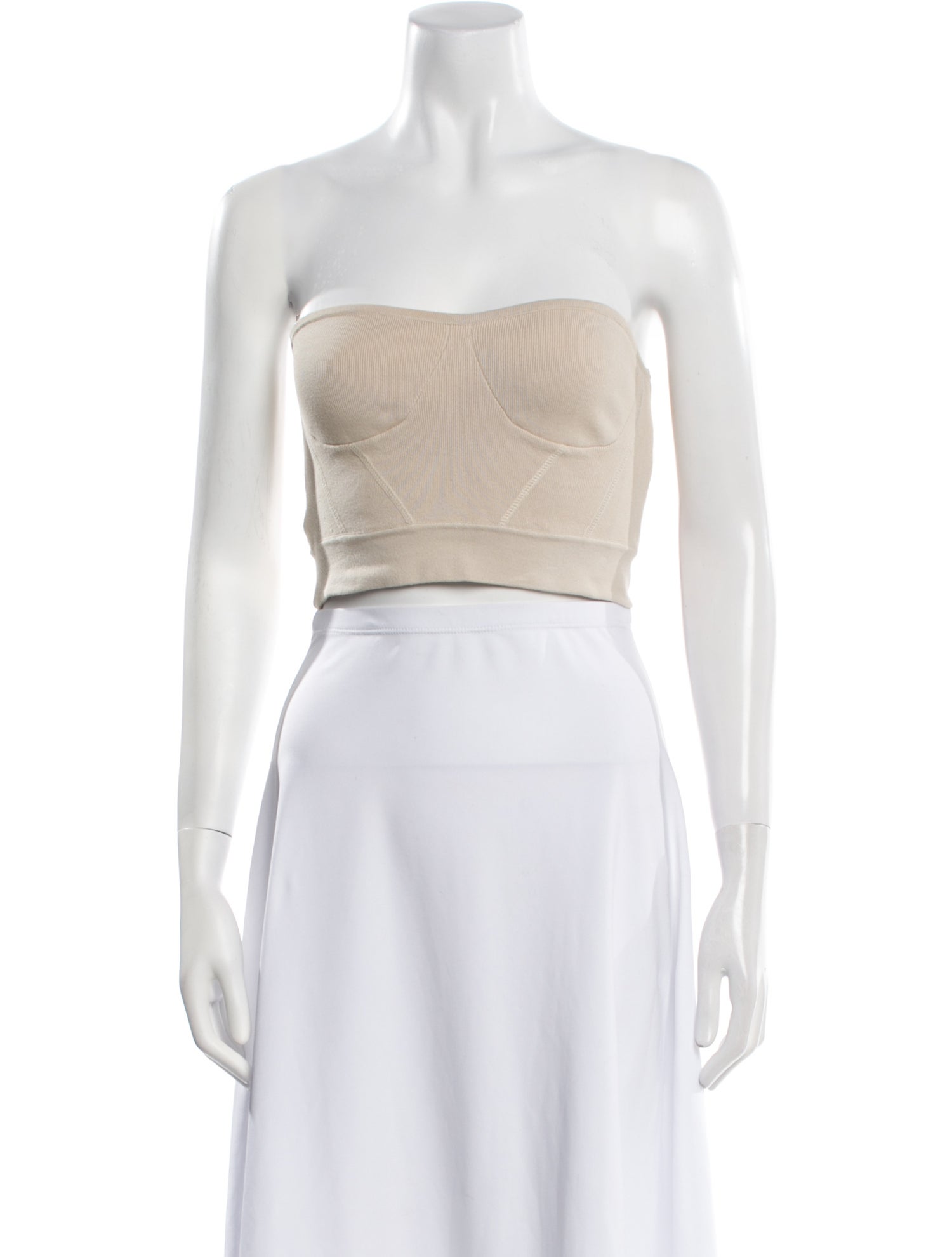RtA Strapless Crop Top