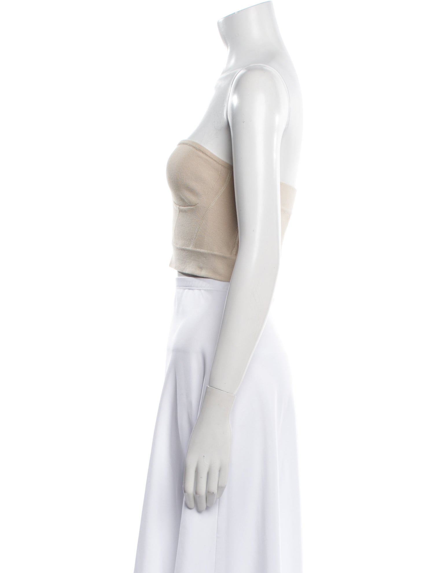 RtA Strapless Crop Top