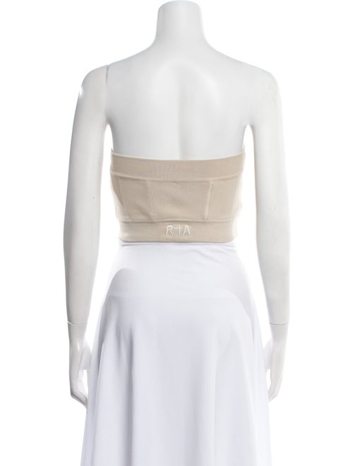 RtA Strapless Crop Top