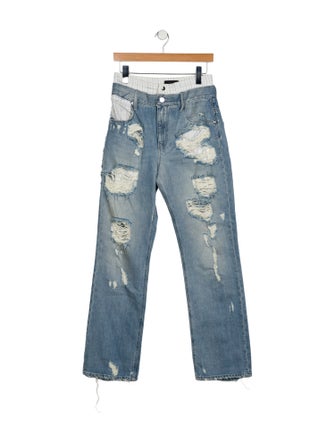 RtA Low-Rise Skinny Leg Jeans
