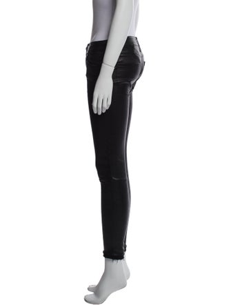 RtA Lambskin Skinny Leg Pants