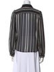 RtA Striped Long Sleeve Button-Up Top