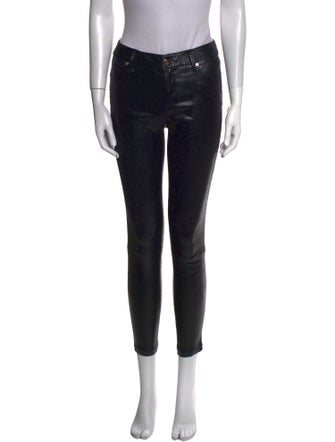 RtA Lambskin Skinny Leg Pants