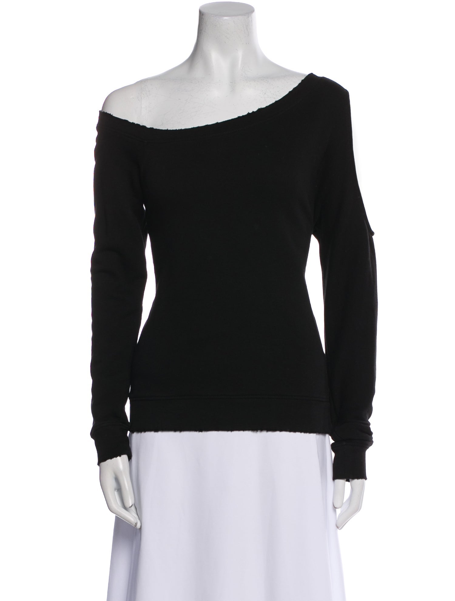 RtA Scoop Neck Long Sleeve Top