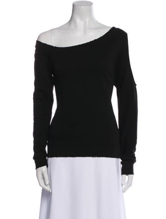 RtA Scoop Neck Long Sleeve Top