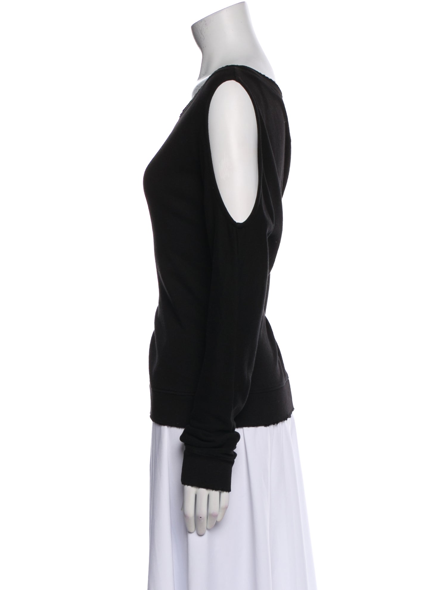 RtA Scoop Neck Long Sleeve Top