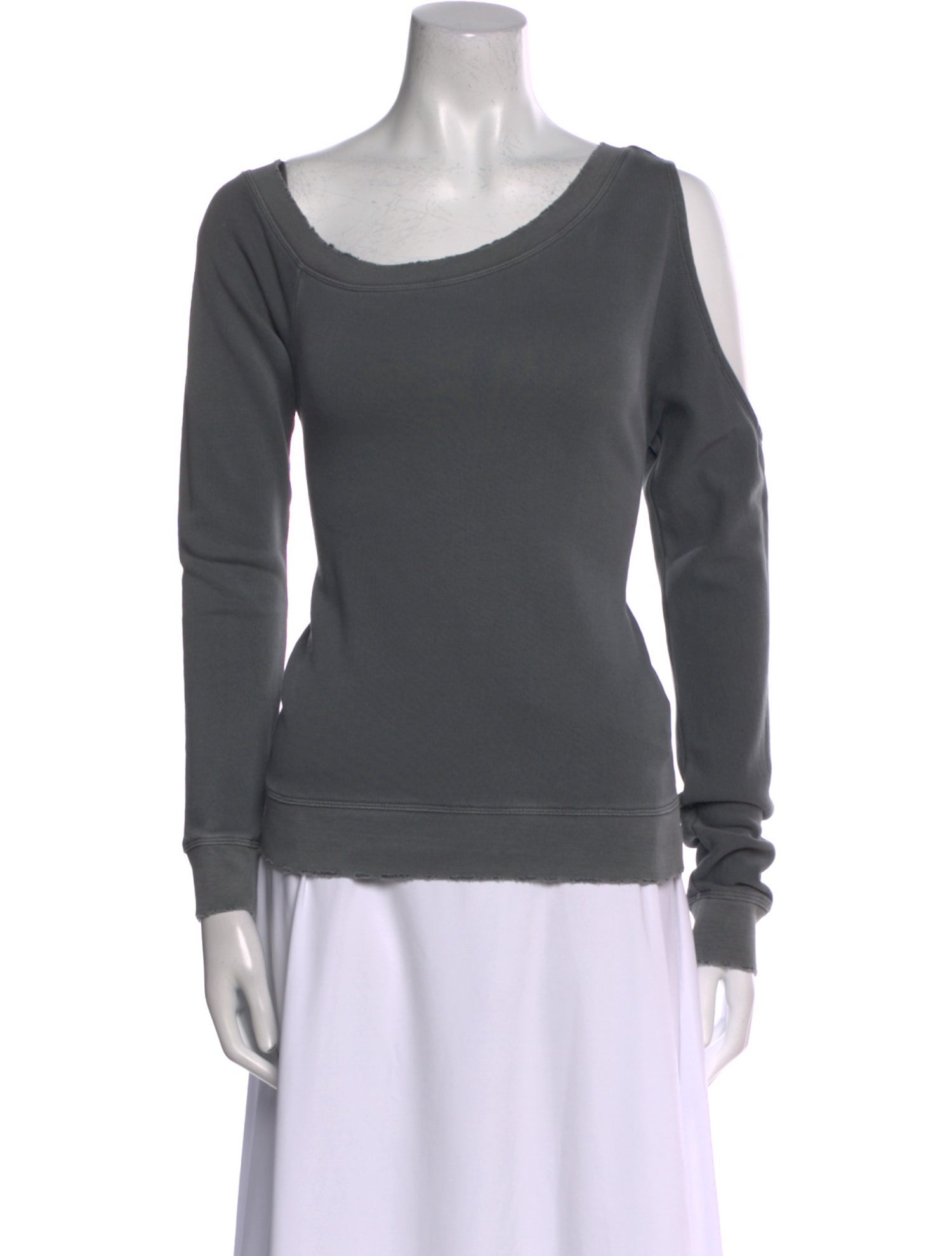 RtA Scoop Neck Long Sleeve Sweatshirt