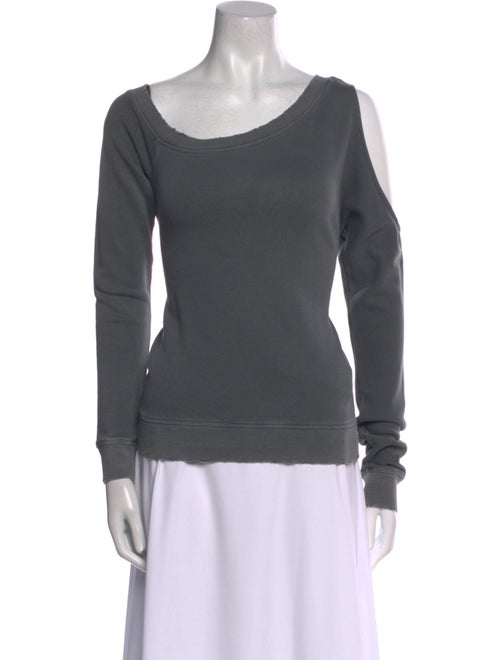 RtA Scoop Neck Long Sleeve Sweatshirt