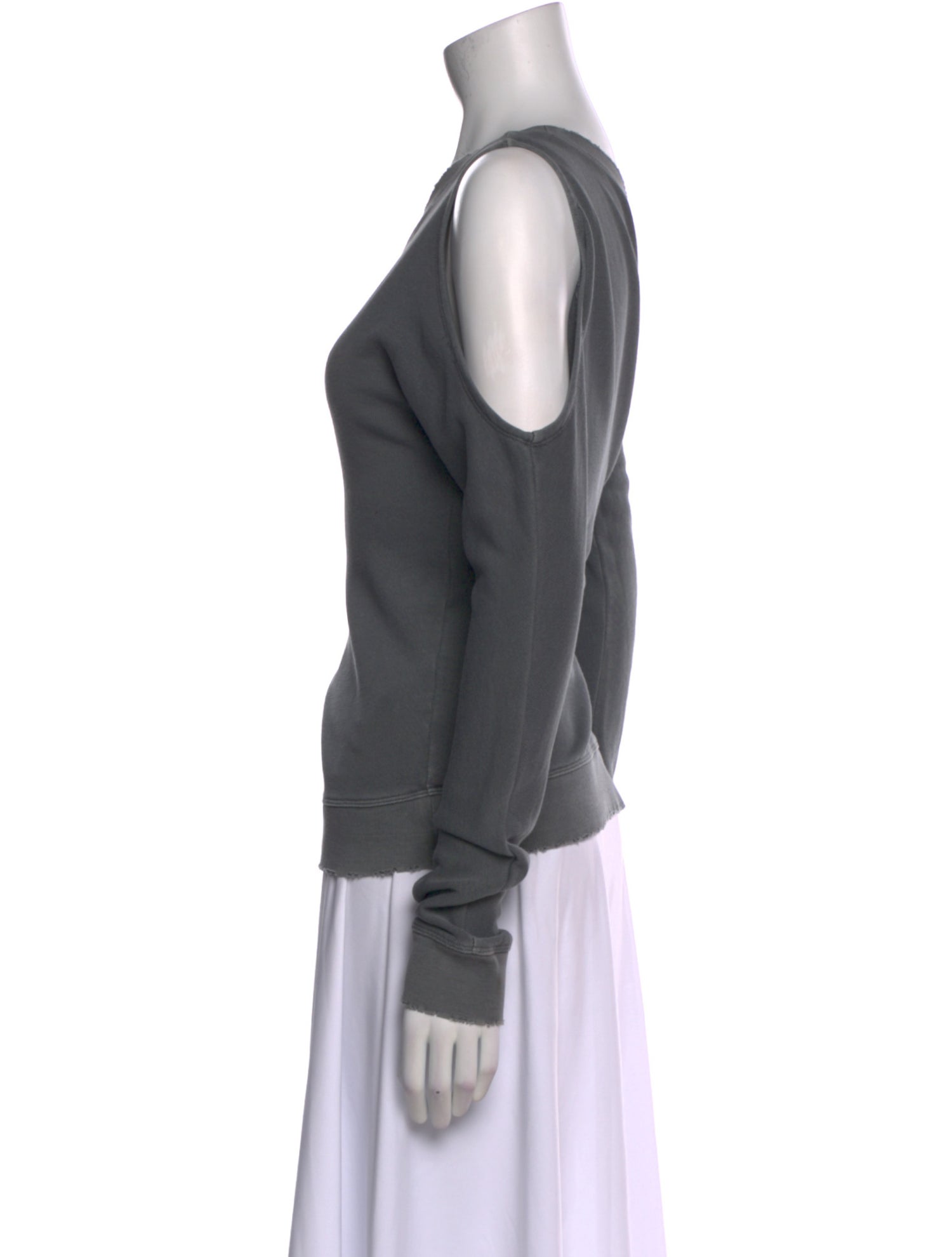 RtA Scoop Neck Long Sleeve Sweatshirt