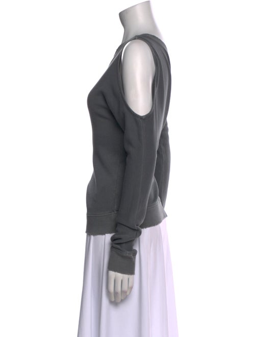 RtA Scoop Neck Long Sleeve Sweatshirt