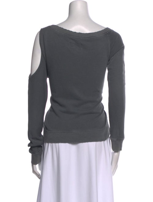 RtA Scoop Neck Long Sleeve Sweatshirt