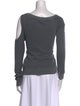 RtA Scoop Neck Long Sleeve Sweatshirt