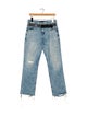 RtA High-Rise Straight Leg Jeans