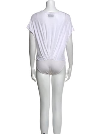 RtA Bateau Neckline Short Sleeve Bodysuit