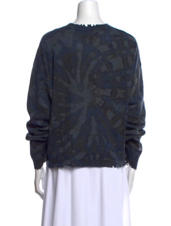 RtA Cashmere Printed Sweater