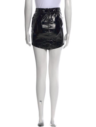 RtA Raw-Edge Trim Mini Skirt