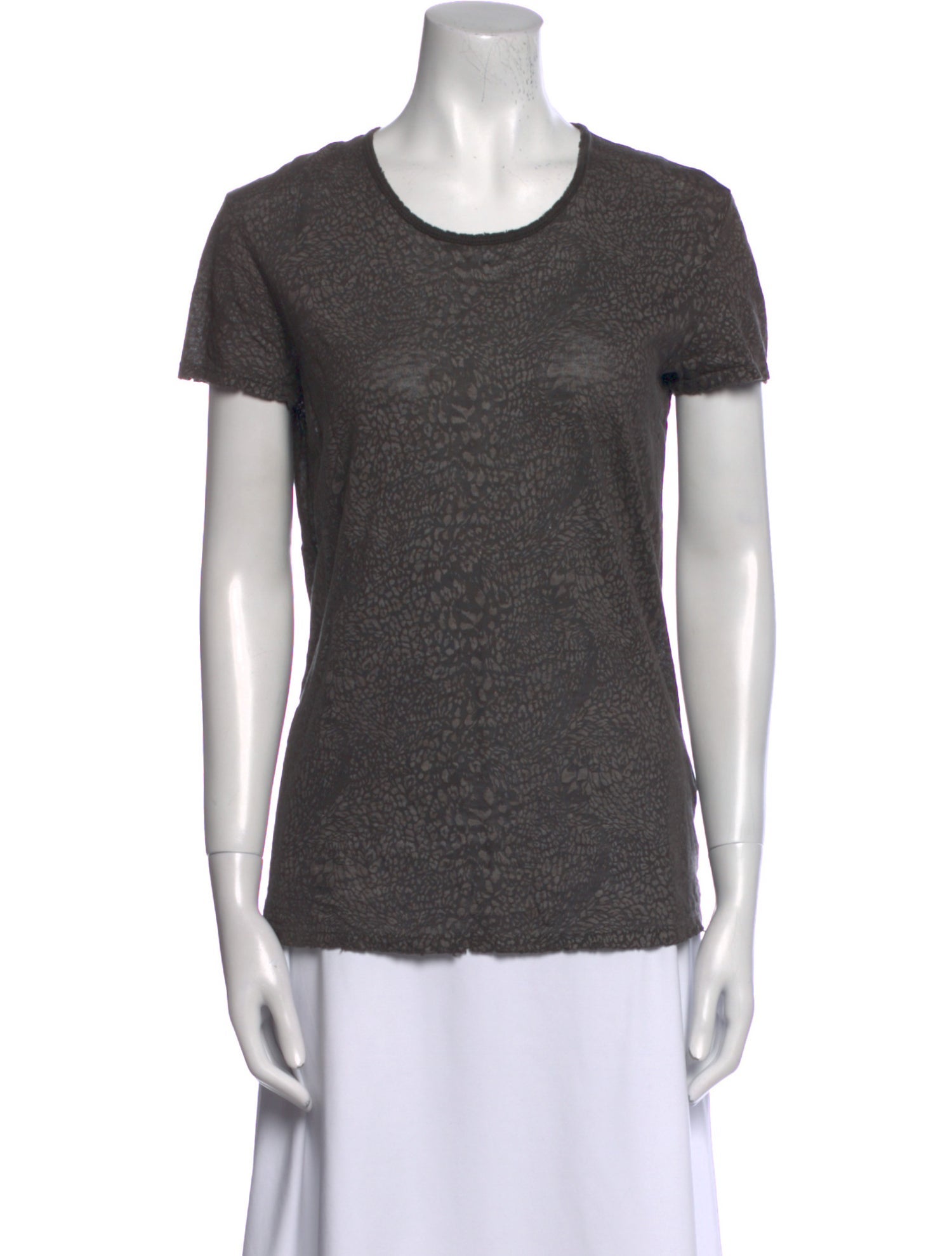 RtA Scoop Neck Short Sleeve T-Shirt