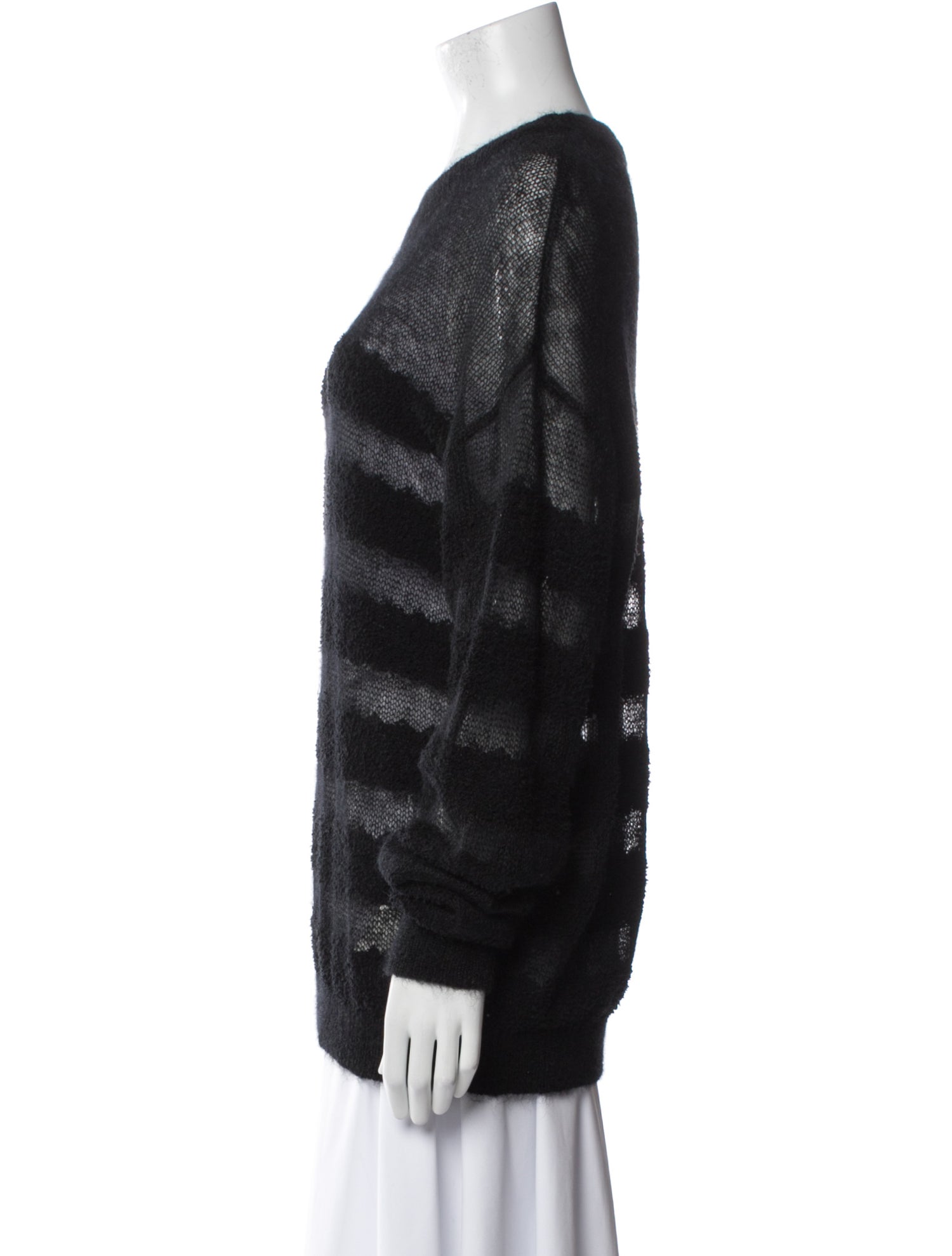 RtA Striped Crew Neck Sweater