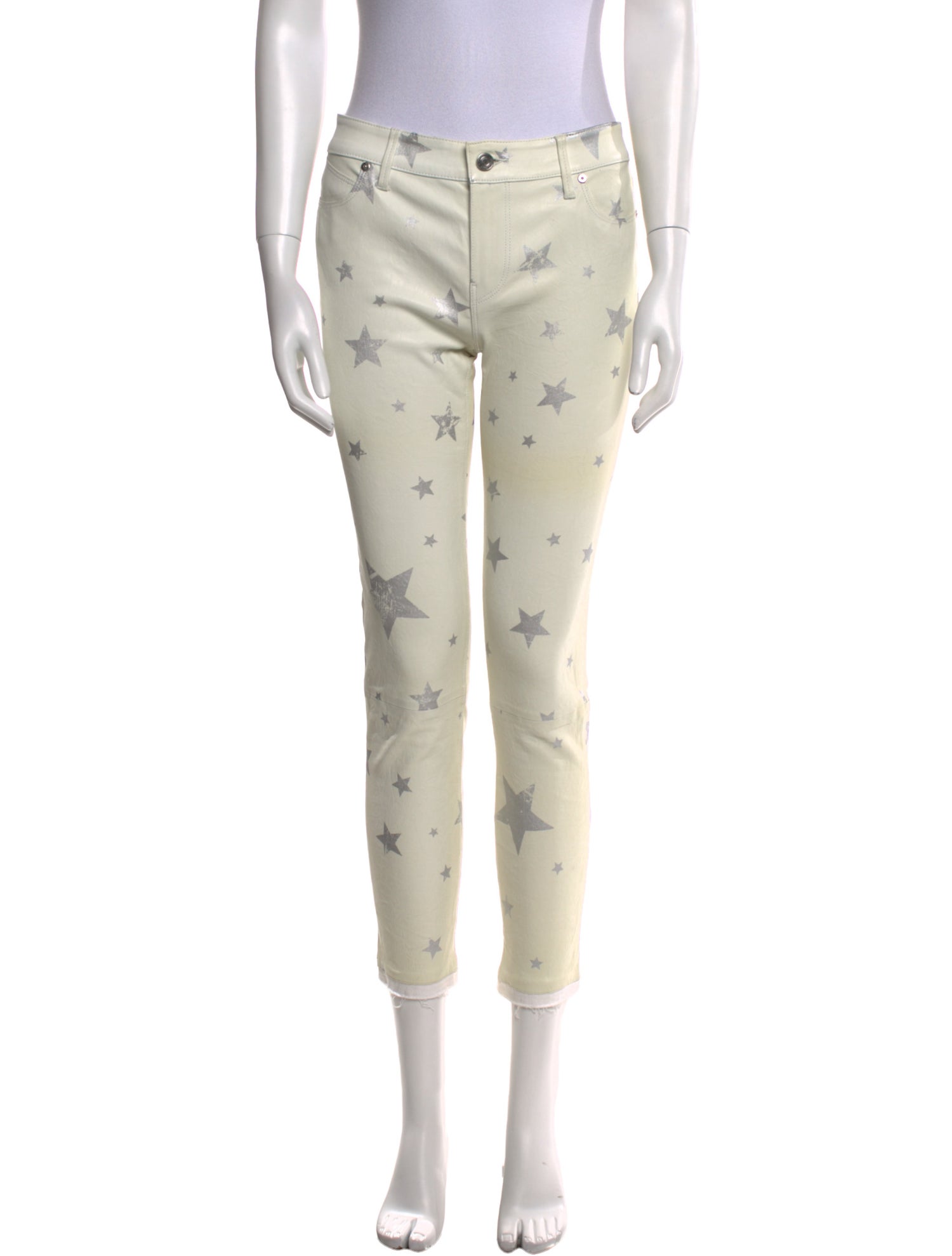 RtA Leather Skinny Leg Pants