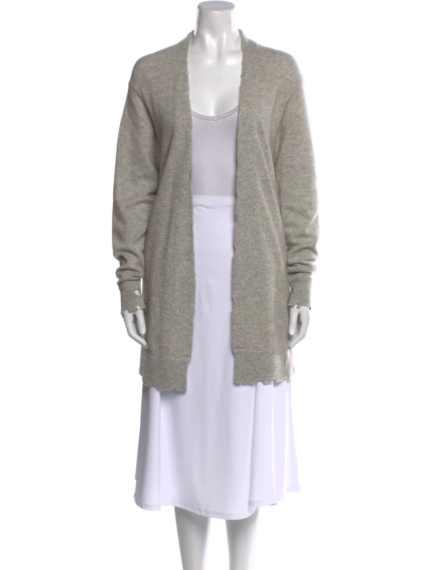 RtA Cashmere Open Front Sweater