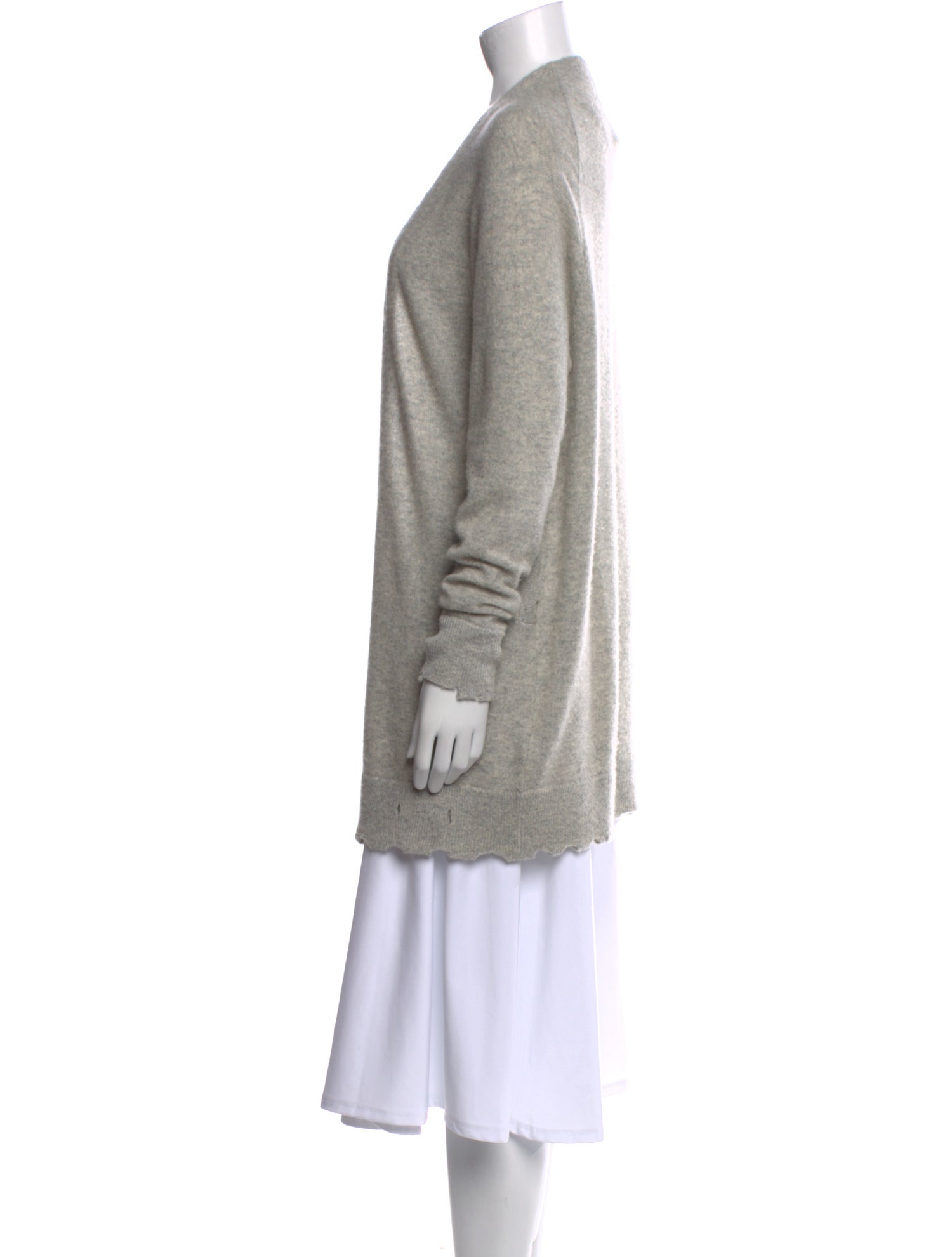 RtA Cashmere Open Front Sweater
