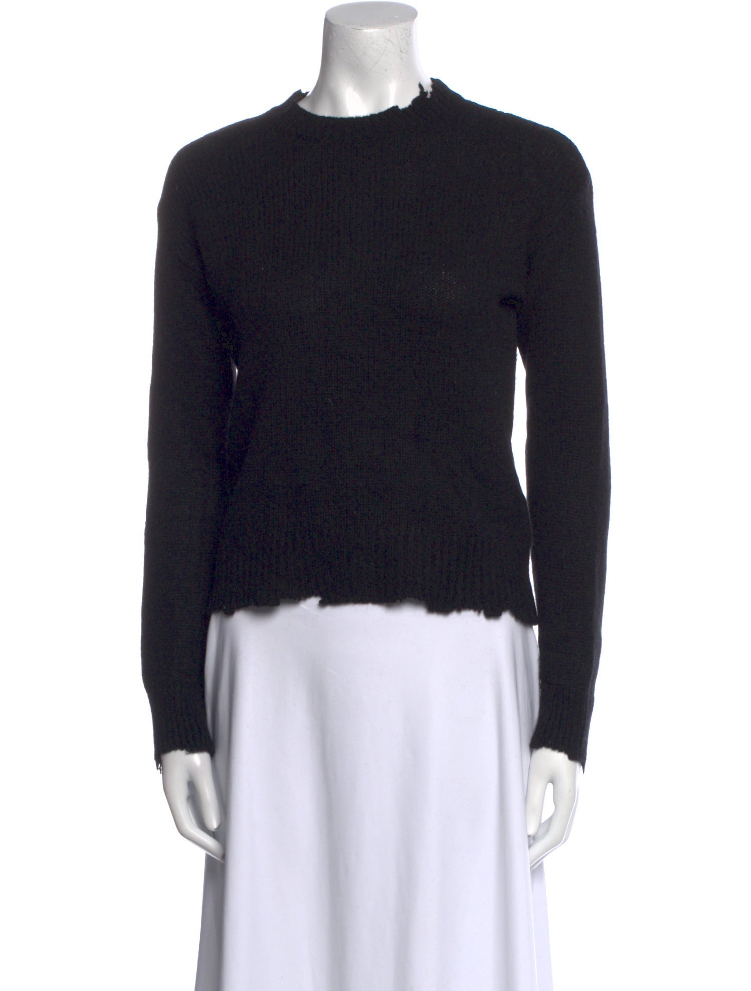 RtA Cashmere Mock Neck Sweater