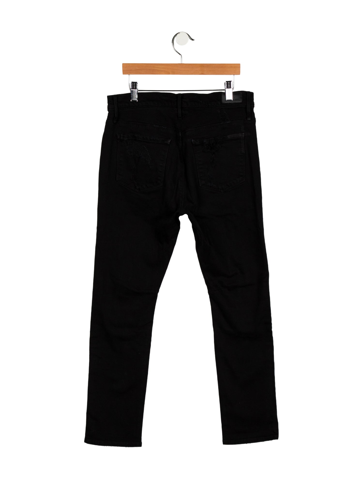 RtA Mid-Rise Straight Leg Jeans
