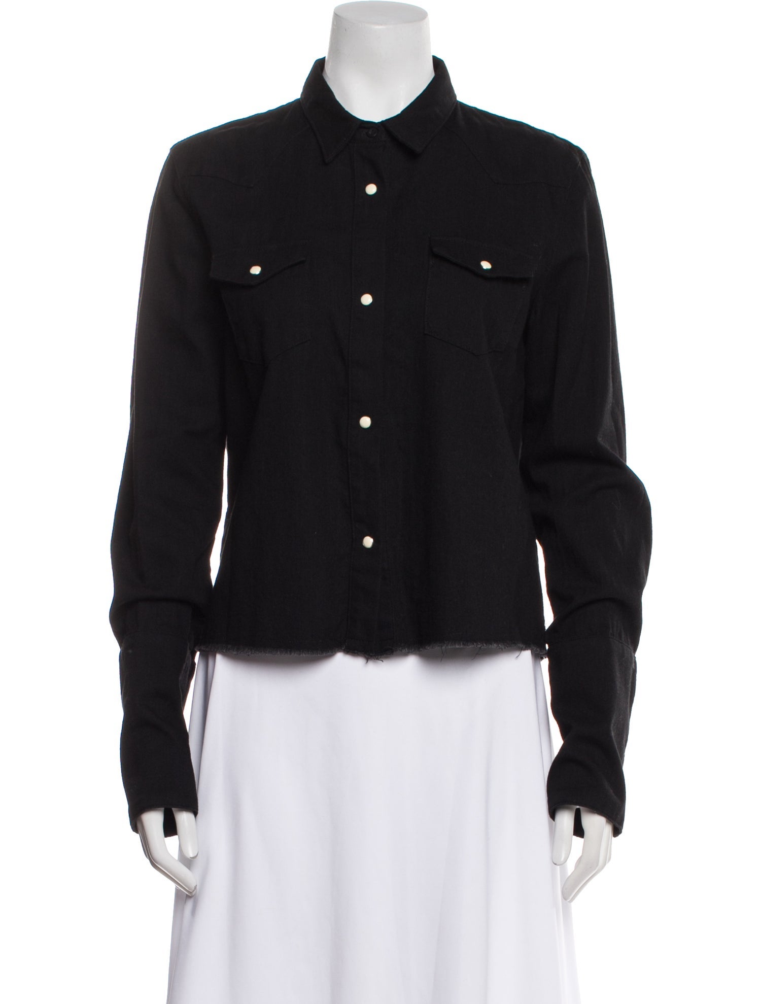 RtA Long Sleeve Button-Up Top